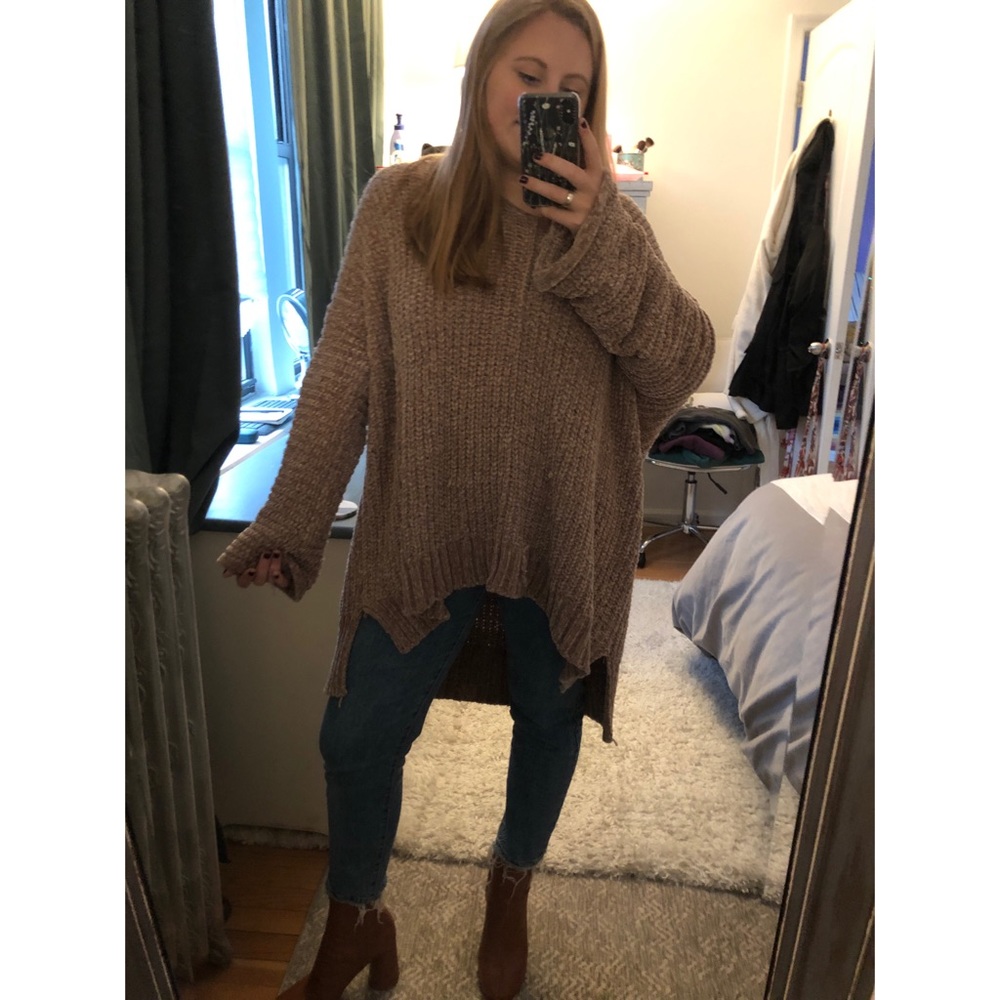 Oversized flowy sweater